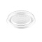 Крышка для бумажного контейнера круглая 100мм 300, 400мл PP ANTIFOG lid Round Bowl цвет Прозрачный OSQ (х600)